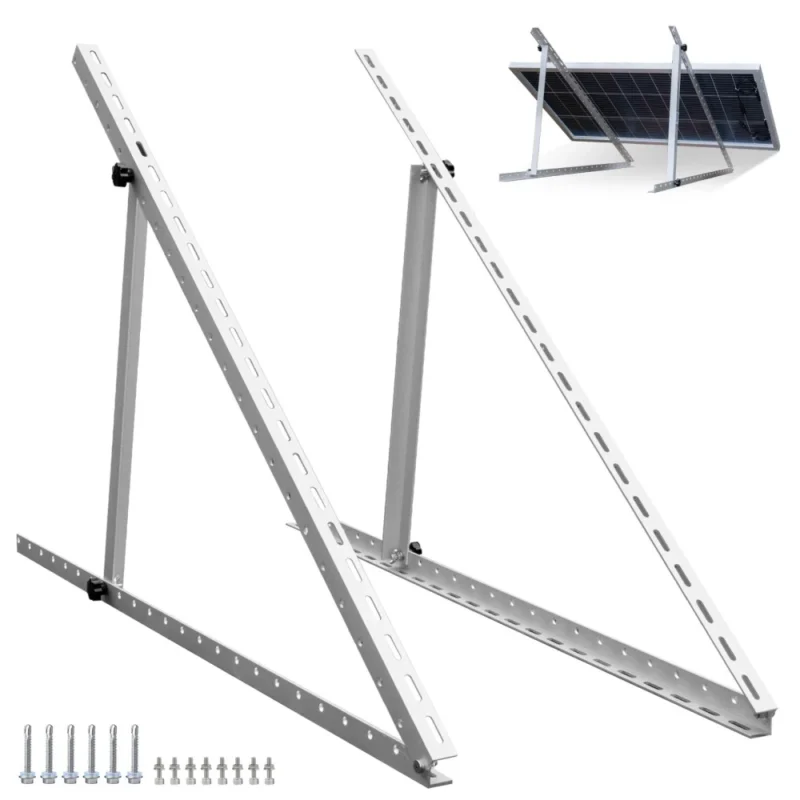 45" Length Adjustable Solar Panel Tilt Mounting Brackets